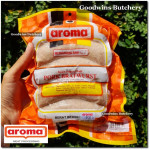Pork Bali Aroma sausage BRATWURST SAUSAGES frozen +/- 12cm 4.5" 5pcs 500g